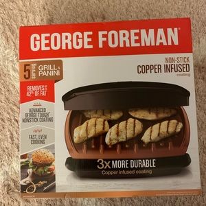 George Foreman 5-Serving Grill and Panini Press